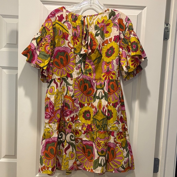 Misa Los Angeles Floral Mini Dress - Pink and Yellow - NWT - Picture 7 of 8